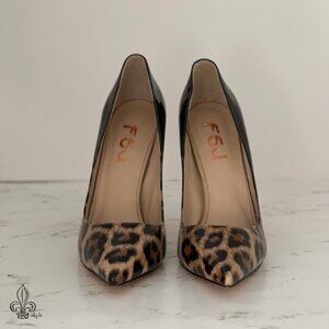🐆F5J Leopard Print Heel🐆